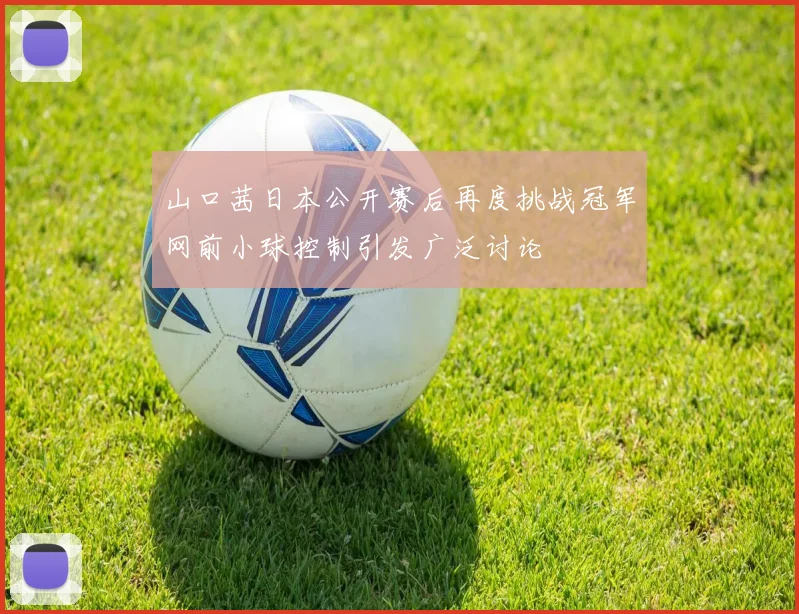 山口茜日本公开赛后再度挑战冠军网前小球控制引发广泛讨论